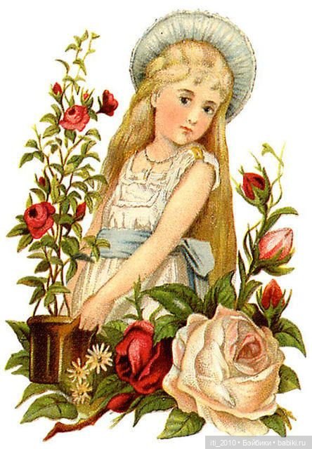 Люблю рассматривать костюмчики на старых детских открытках