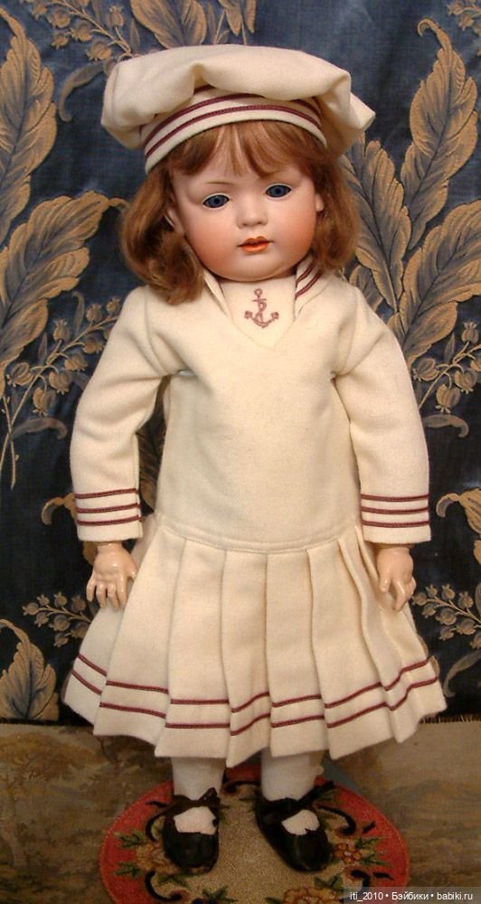 Антикварные мальчики и девочки в морских костюмчиках (фото 7)