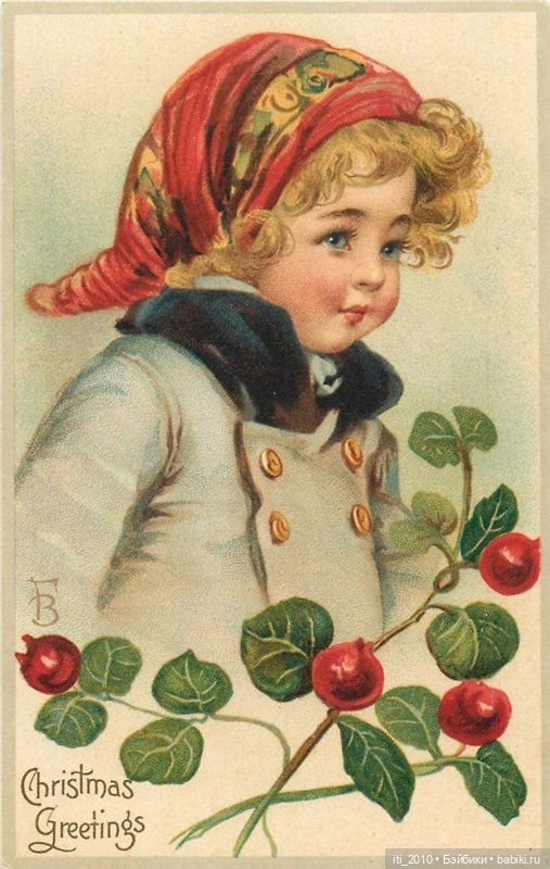 Люблю рассматривать костюмчики на старых детских открытках (фото 3)