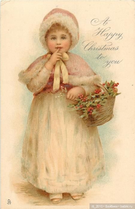 Люблю рассматривать костюмчики на старых детских открытках