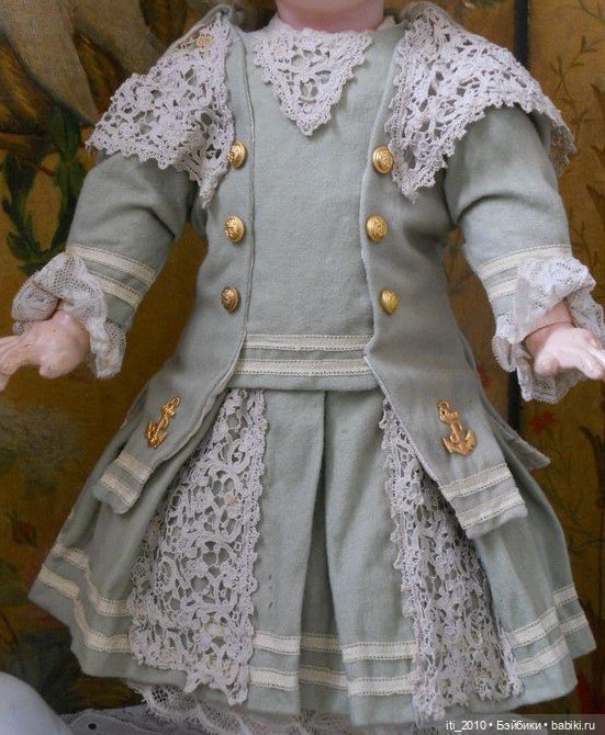 Антикварные мальчики и девочки в морских костюмчиках (фото 8)