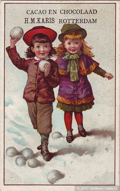 Люблю рассматривать костюмчики на старых детских открытках (фото 9)