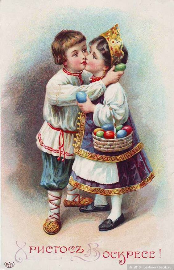 Люблю рассматривать костюмчики на старых детских открытках