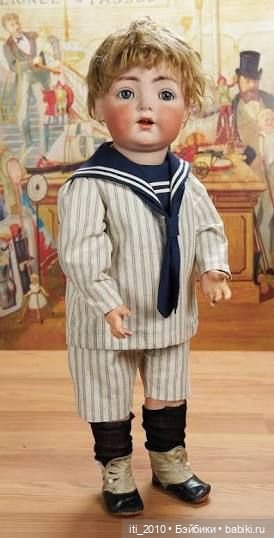 Антикварные мальчики и девочки в морских костюмчиках (фото 9)