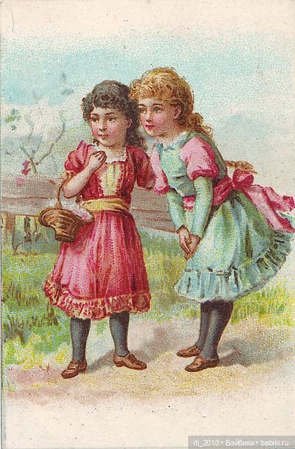 Люблю рассматривать костюмчики на старых детских открытках (фото 10)