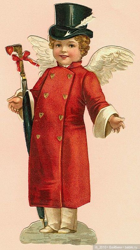 Люблю рассматривать костюмчики на старых детских открытках