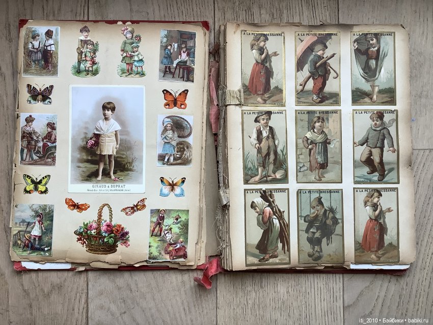 Старинные альбомы с вырезками (фото 4)