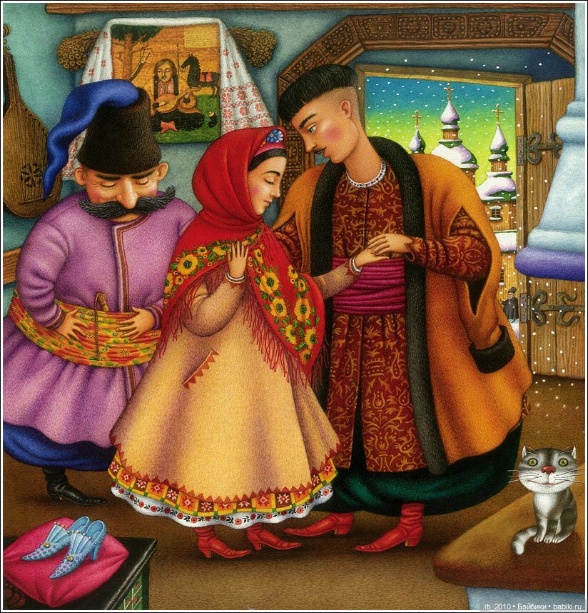 Ночь перед Рождеством (часть 2): иллюстрации к повести Николая Васильевича Гоголя, художник КОСТЬ ЛАВРО | Бэйбики Ночь перед Рождеством (часть 2): иллюстрации к повести Николая Васильевича Гоголя, художник КОСТЬ ЛАВРО