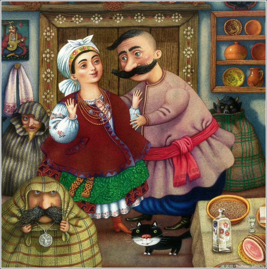 Ночь перед Рождеством (часть 2): иллюстрации к повести Николая Васильевича Гоголя, художник КОСТЬ ЛАВРО | Бэйбики Ночь перед Рождеством (часть 2): иллюстрации к повести Николая Васильевича Гоголя, художник КОСТЬ ЛАВРО (фото 6)