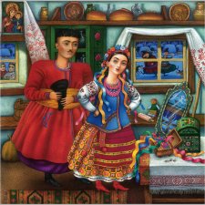 Ночь перед Рождеством (часть 2): иллюстрации к повести Николая Васильевича Гоголя, художник КОСТЬ ЛАВРО