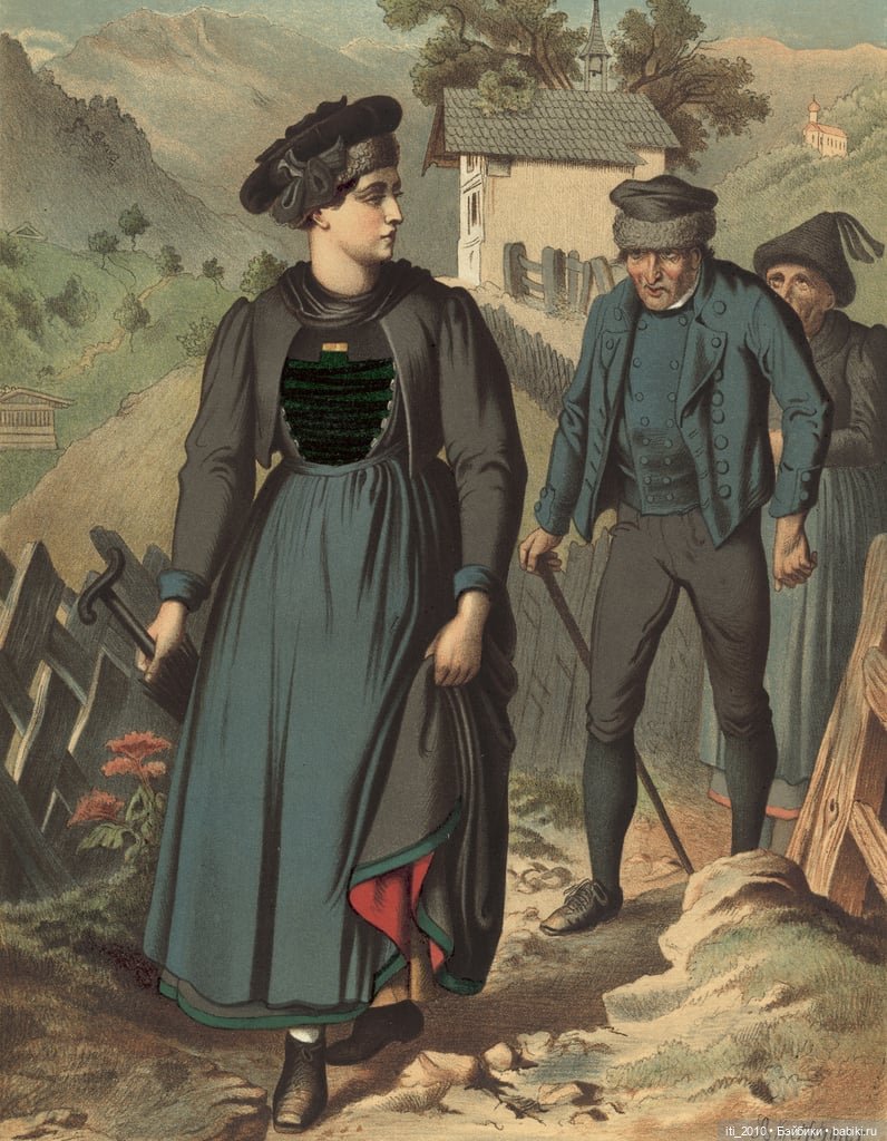 Альберт Кречмер "Традиционные германские костюмы середины XIX века". Часть 4 (финальная)