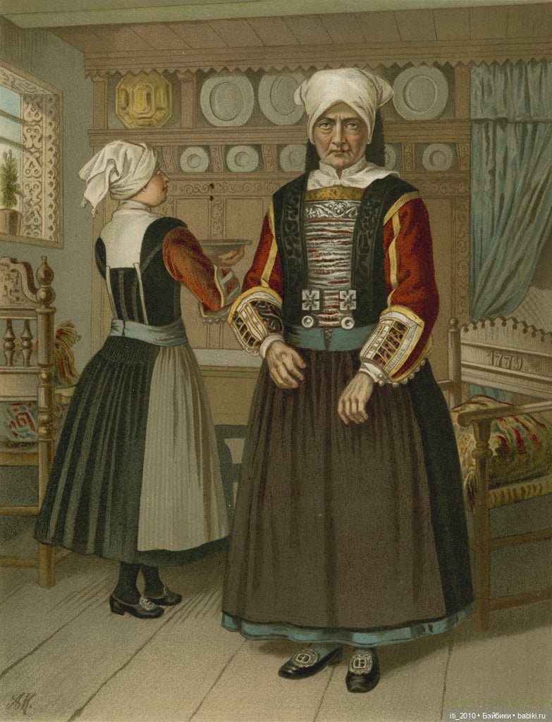 Альберт Кречмер "Традиционные германские костюмы середины XIX века". Часть 4 (финальная)