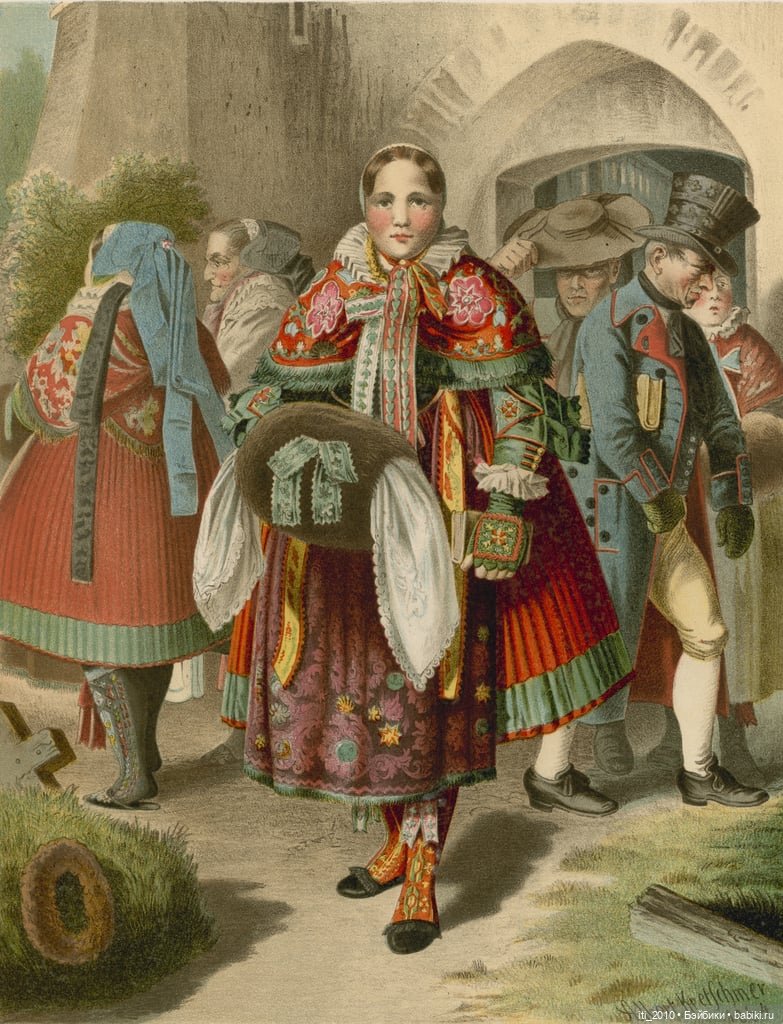 Альберт Кречмер "Традиционные германские костюмы середины XIX века". Часть 4 (финальная) (фото 2)