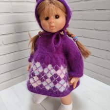 Комплект одежды Ромбы 3 для куклы Вихтель Wichtel 32 см
