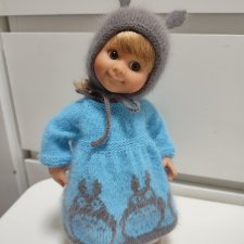 Комплект одежды Тоторо 2 для кукол Мини Вихтель Wichtel 25 см