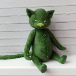 Новогодний Чердачный котик в стиле Тедди