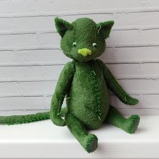 Новогодний Чердачный котик в стиле Тедди