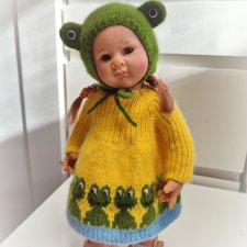 Комплект Лягушка 2 для кукол Вихтель Wichtel