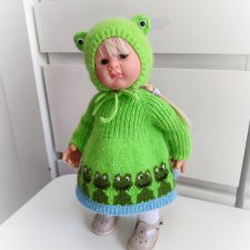 Комплект одежды Лягушка для кукол Вихтель Wichtel