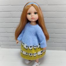 Платье Овечки для кукол Паола Рейна Paola Reina