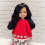 Платье Собачки для кукол Паола Рейна Paola Reina