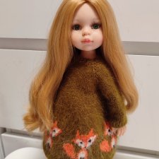 Платье Лисы для кукол Паола Рейна Paola Reina