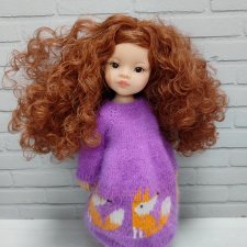 Платье Лисички для кукол Паола Рейна Paola Reina