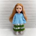 Платье Овечки 4 для кукол Паола Рейна Paola Reina