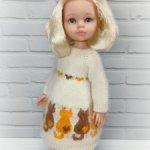 Платье Котики 6 для кукол Паола Рейна Paola Reina