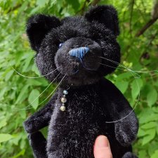 Котенок Грифель в стиле Тедди 27 см