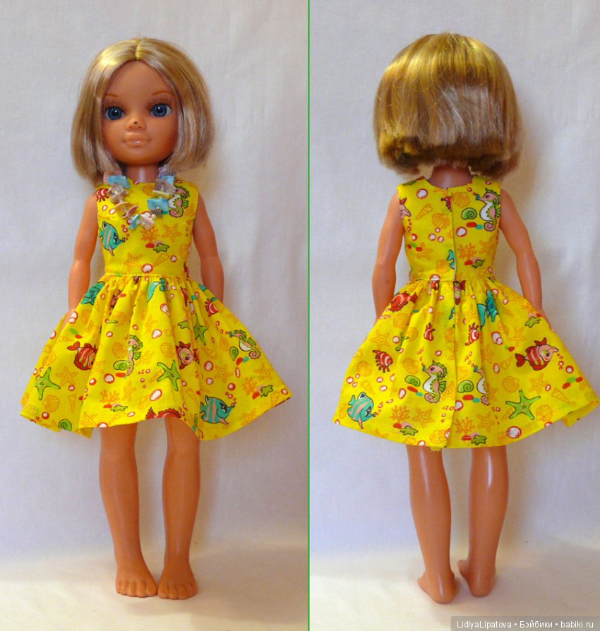 Платье с рыбками — Куклы Nancy Famosa (Ненси Фамоза): коллекционные перевыпуски