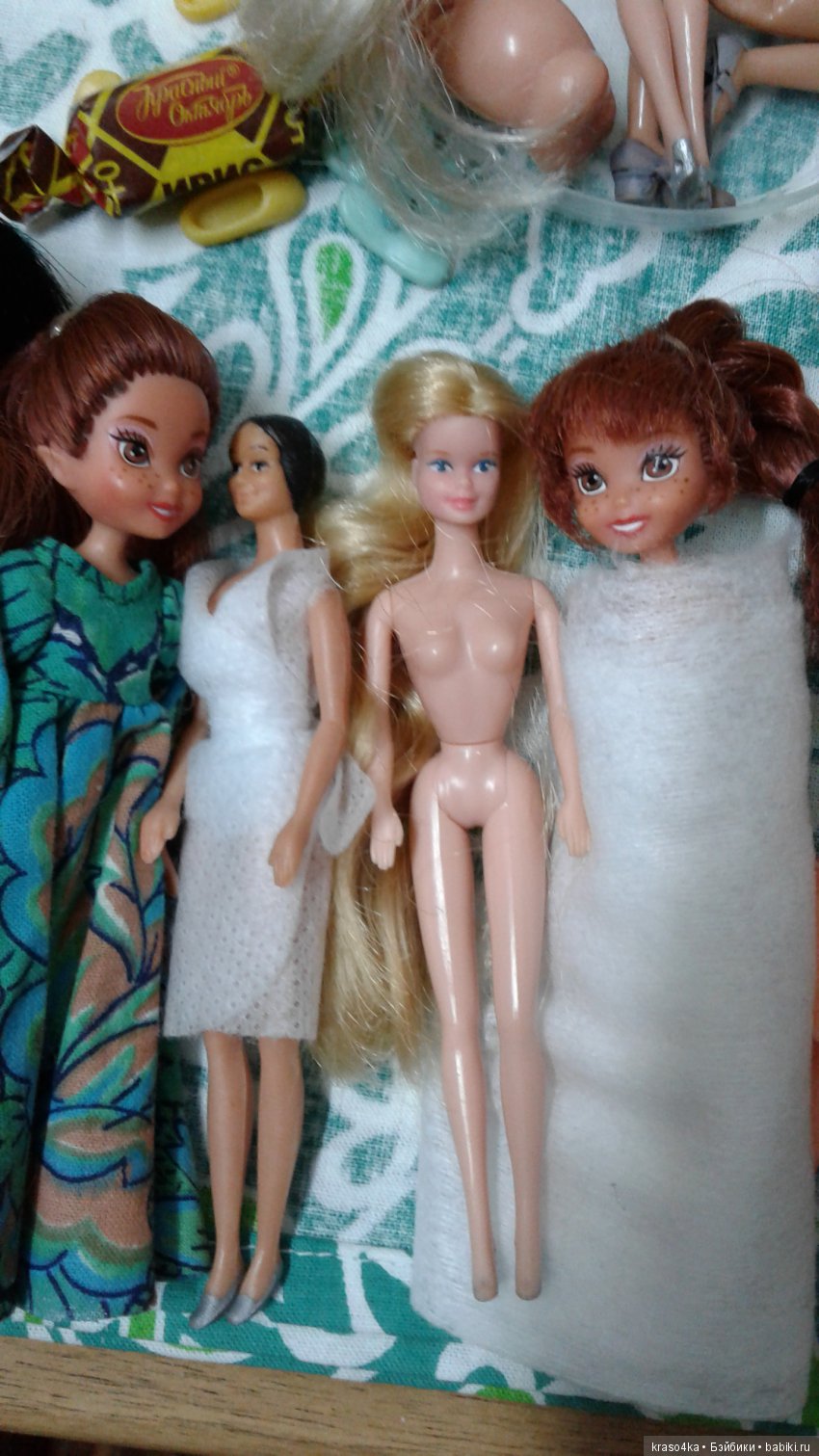 Феечки, балерина и мини-барби