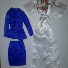 Аутфиты от коллекционных кукол барби