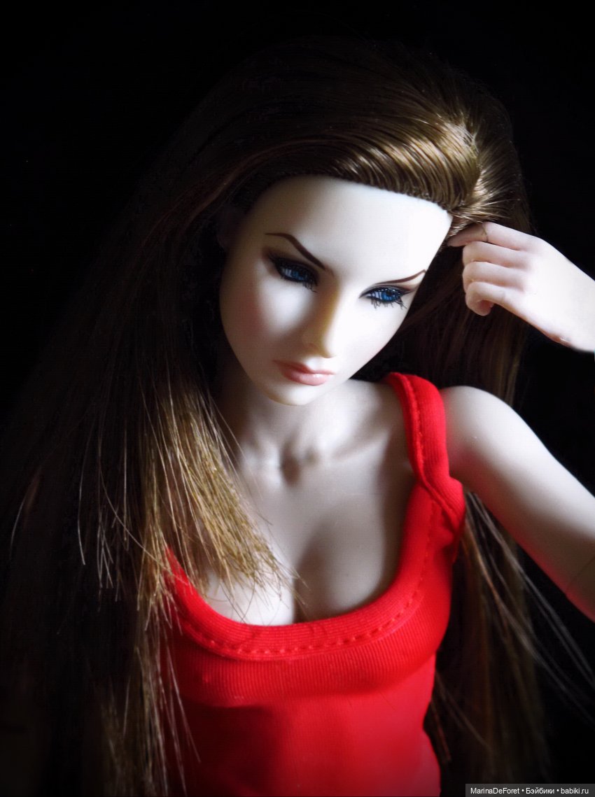 Моя коллекция кукол. Integrity, Агнес LLL. Фотосессия... головы (фото 5)