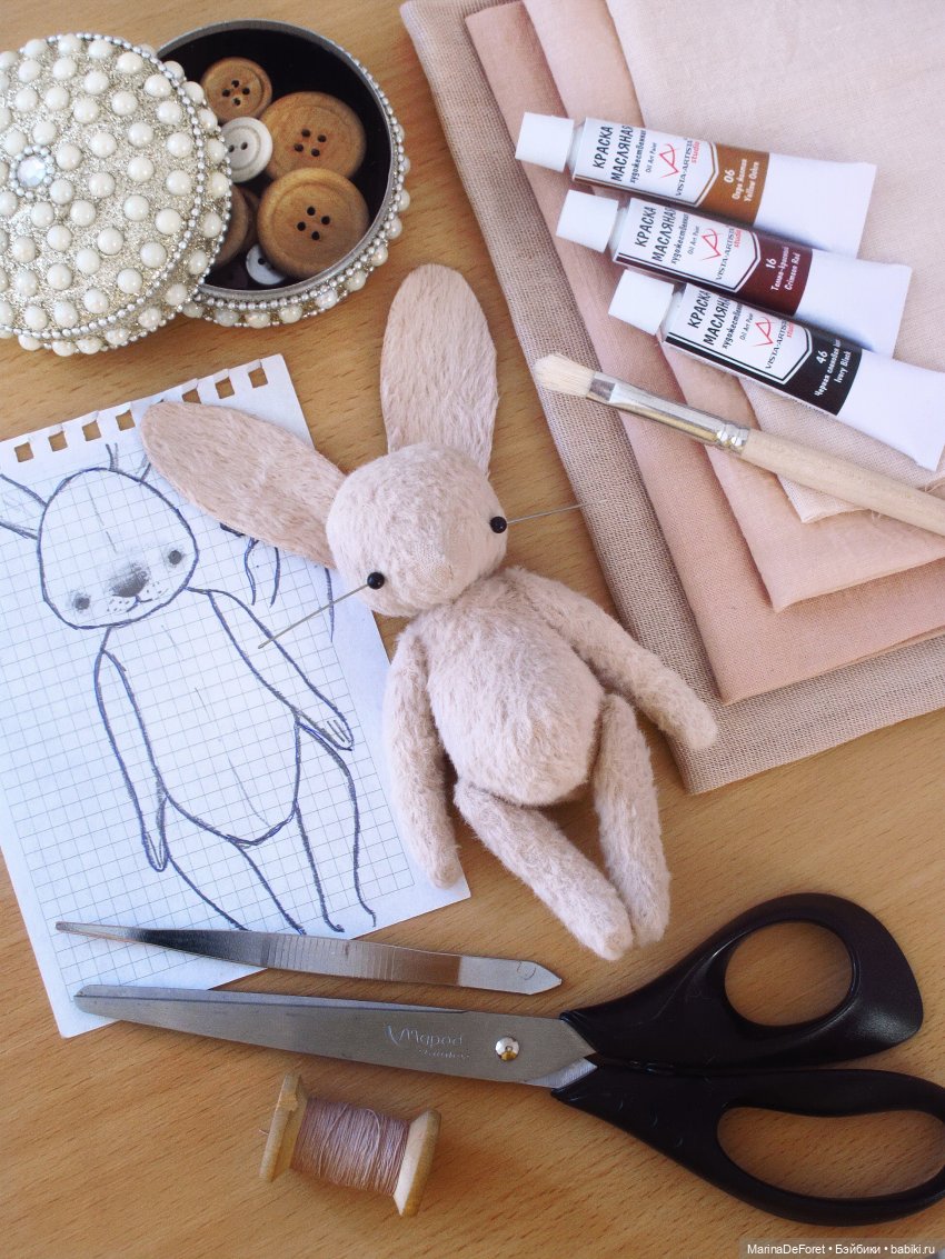 Как я шила своего первого Тедди. Путь и процесс (фото 4)