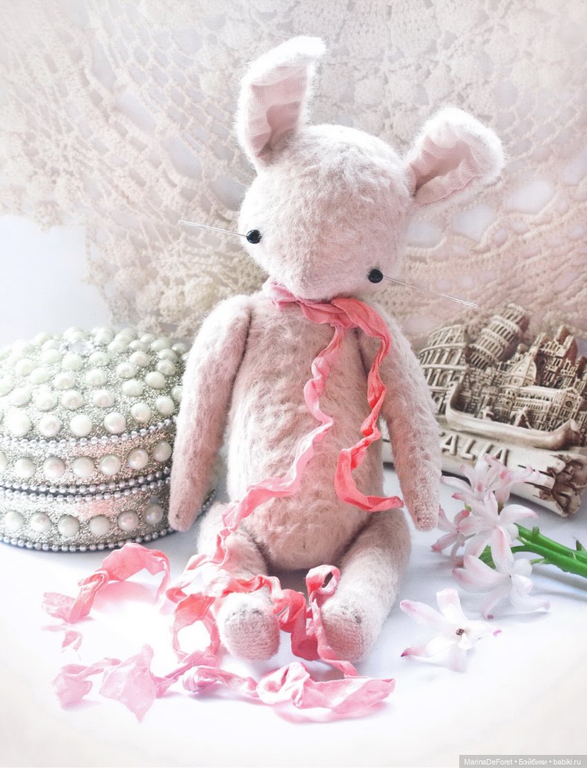 Тедди зайка или Попытка №2. Я всё-таки его сшила (фото 4)