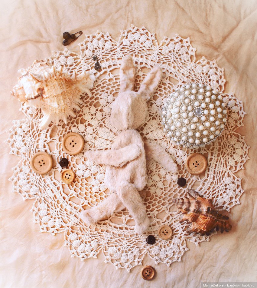 Тедди зайка или Попытка №2. Я всё-таки его сшила (фото 2)