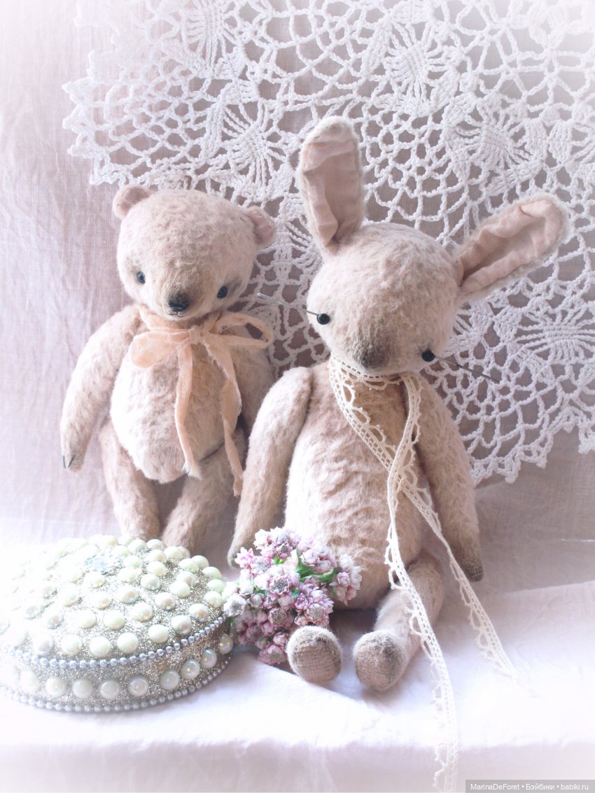 Тедди зайка или Попытка №2. Я всё-таки его сшила (фото 7)