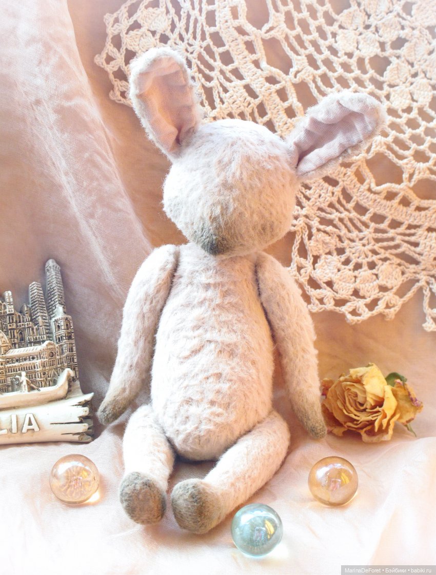 Тедди зайка или Попытка №2. Я всё-таки его сшила (фото 3)