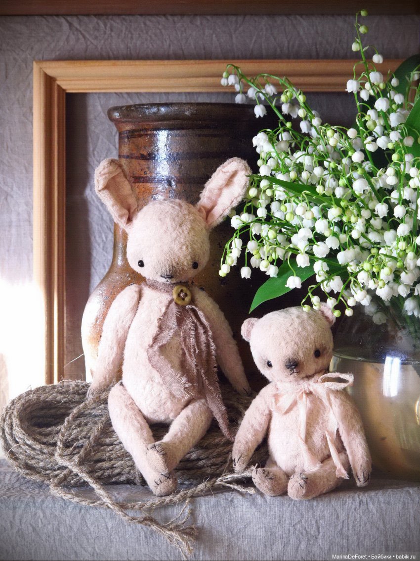 Тедди зайка или Попытка №2. Я всё-таки его сшила