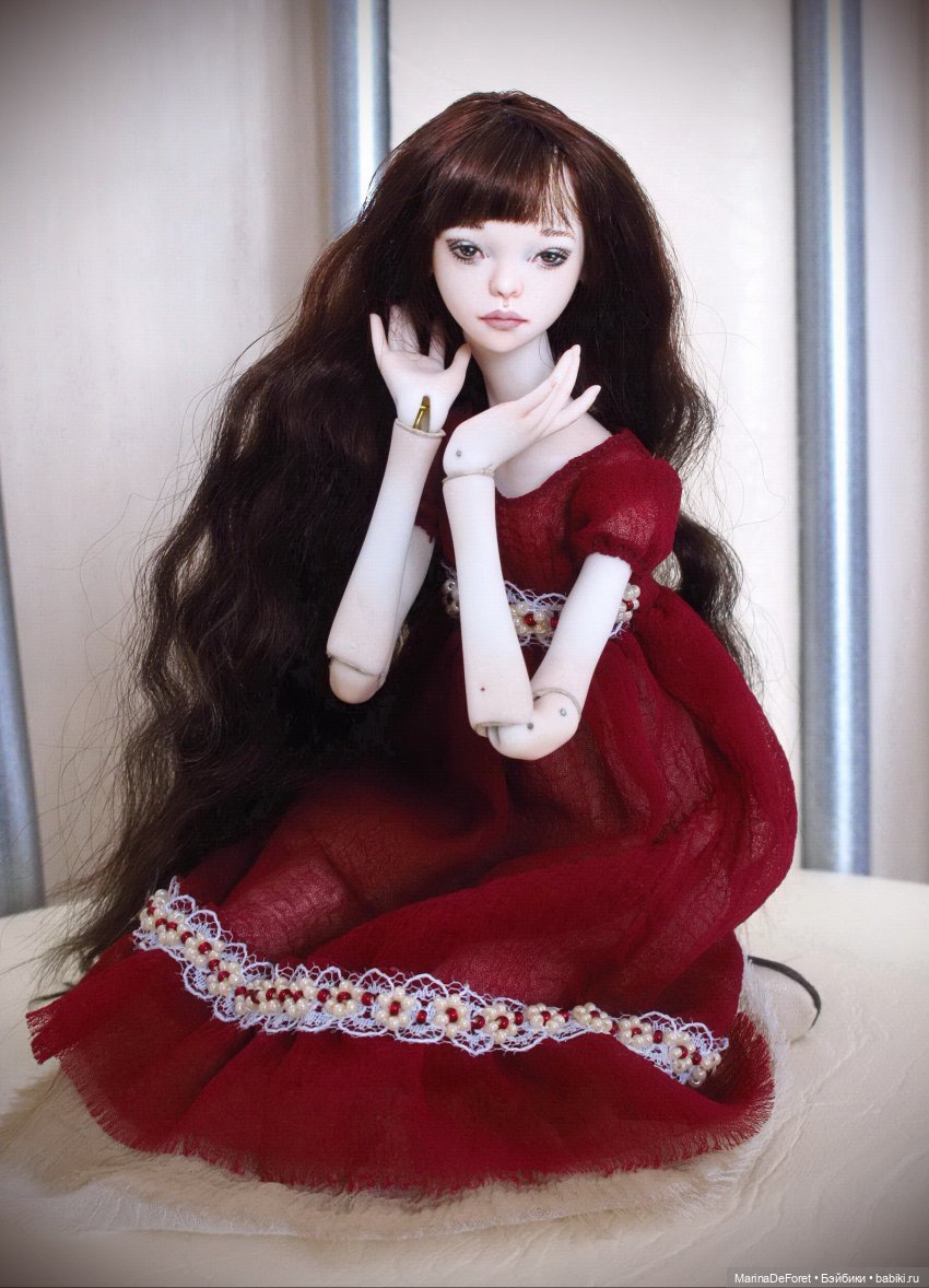 Моя коллекция кукол. Ева, фарфоровая БЖД Евгении Киселёвой (Eva art dolls).