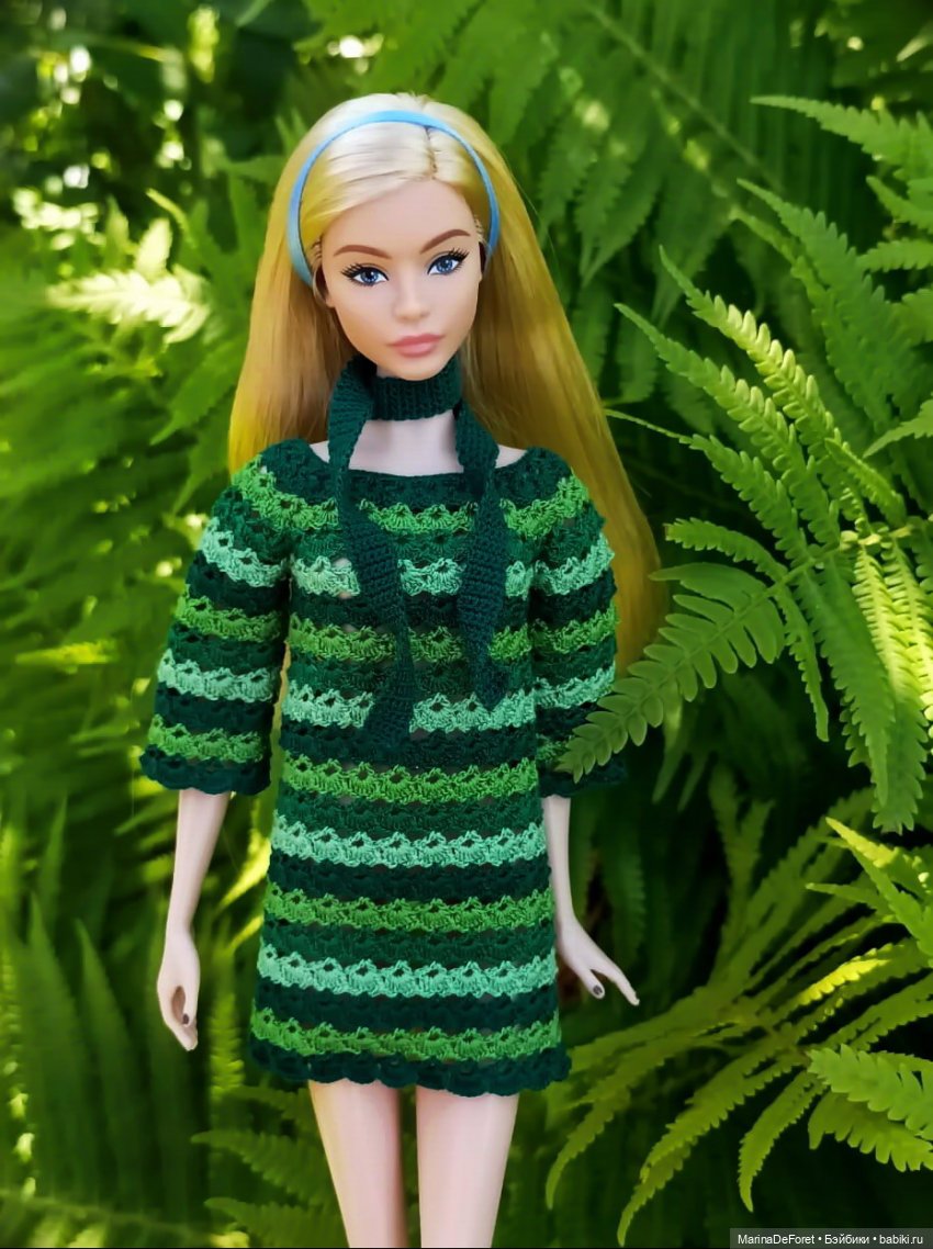 То, что я связала куклам за последние полтора года - часть первая