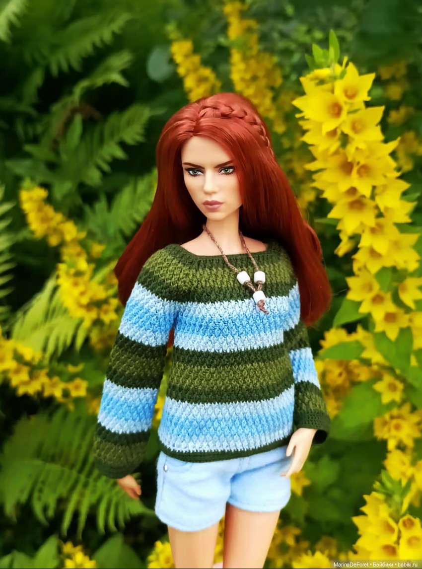 То, что я связала куклам за последние полтора года - часть первая