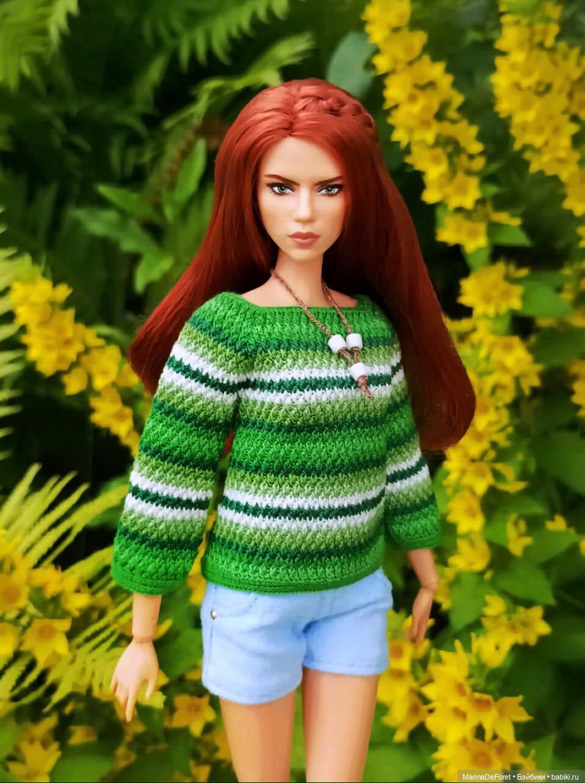 То, что я связала куклам за последние полтора года - часть первая