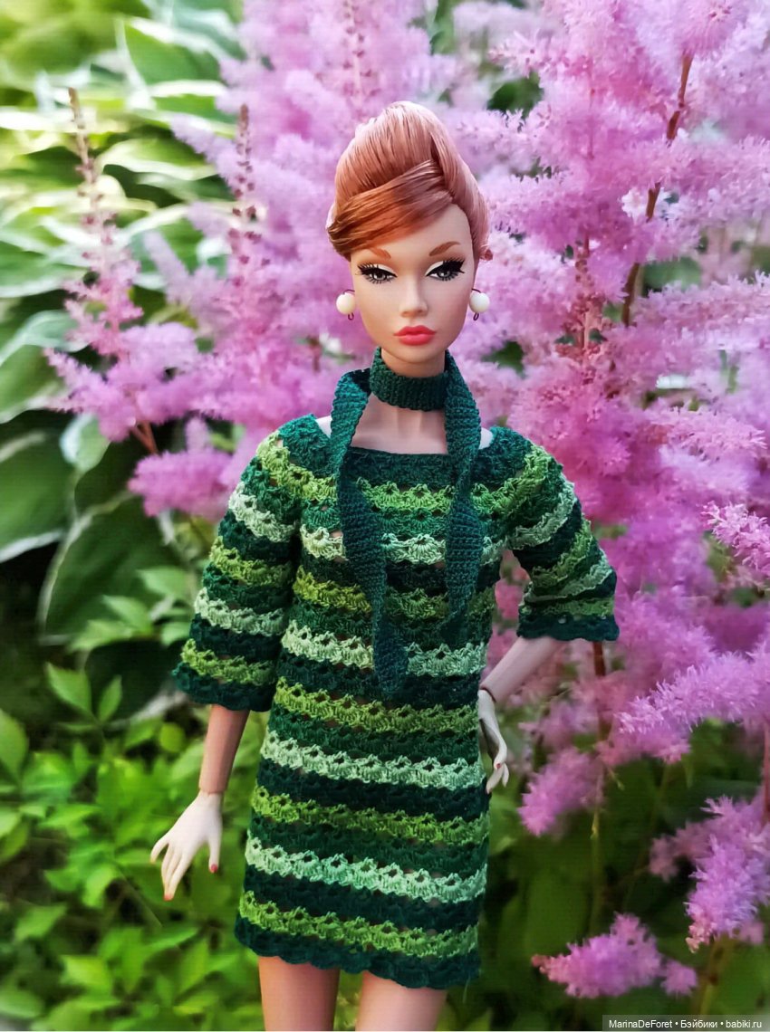 То, что я связала куклам за последние полтора года - часть первая