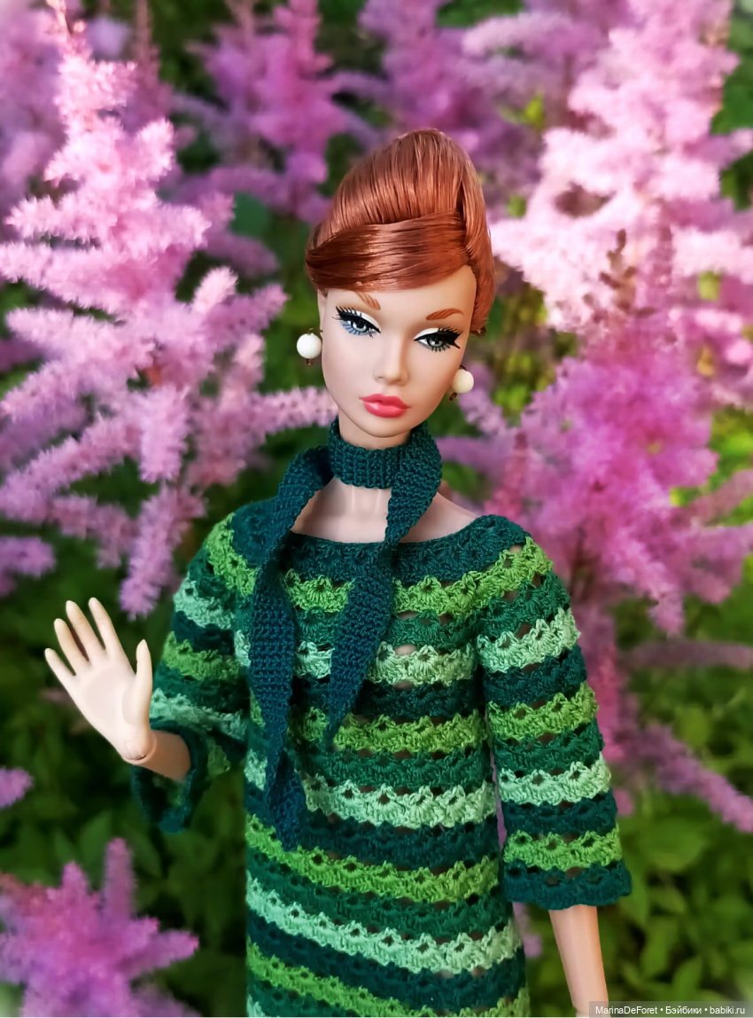 То, что я связала куклам за последние полтора года - часть первая