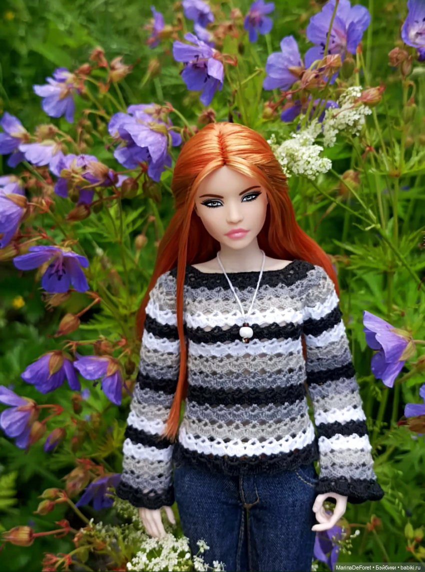 То, что я связала куклам за последние полтора года - часть первая