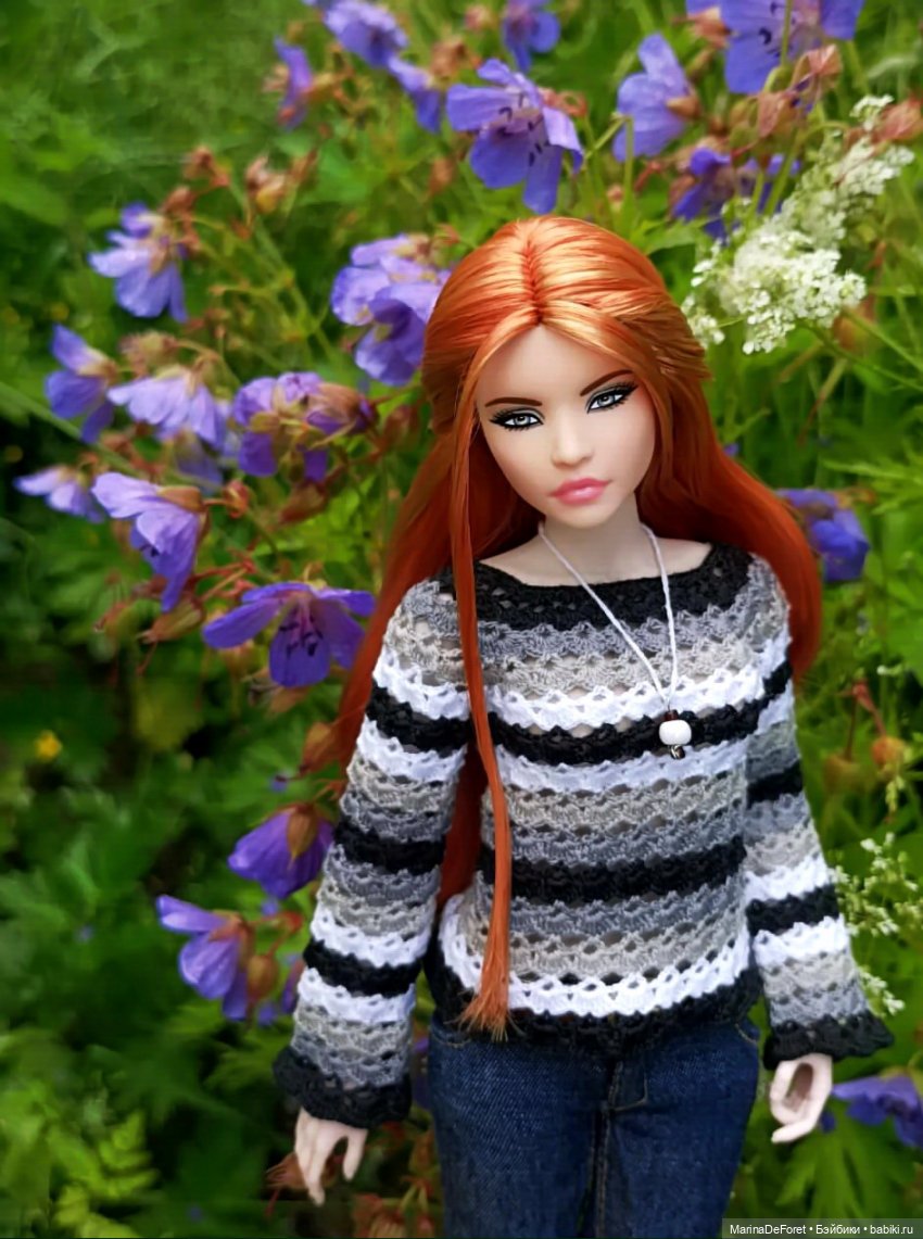 То, что я связала куклам за последние полтора года - часть первая