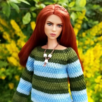 То, что я связала куклам за последние полтора года - часть первая