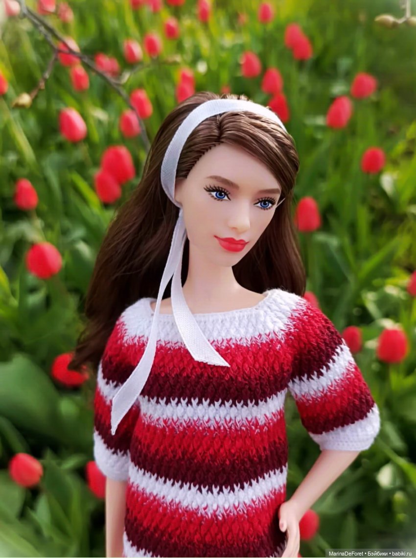 Вязаная одежда для кукол - часть вторая